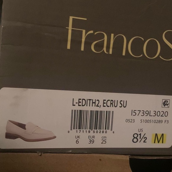 Franco Sarto size US 8 1/2 loafers - Picture 5 of 5